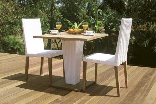 Стол деревянный плетеный Sentosa