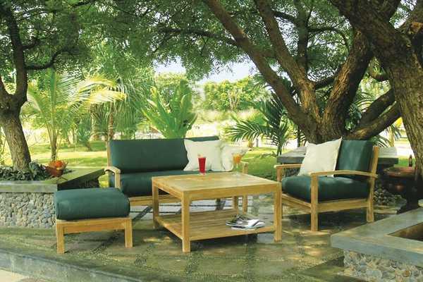 Диван деревянный двухместный Savana