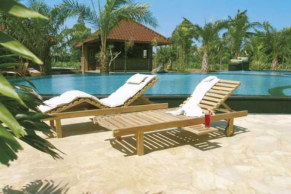 Шезлонг-лежак деревянный Los Roques