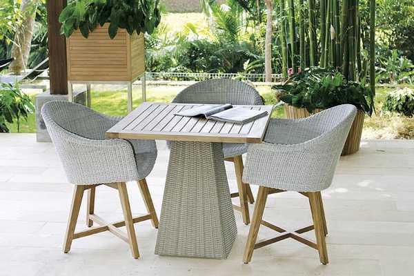 Стол деревянный плетеный Gipsy