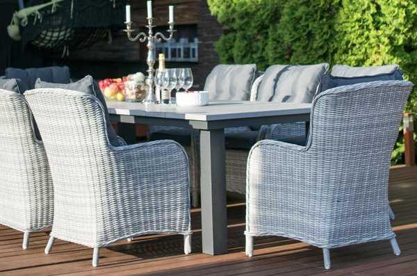 Кресло плетеное с подушками Бергамо