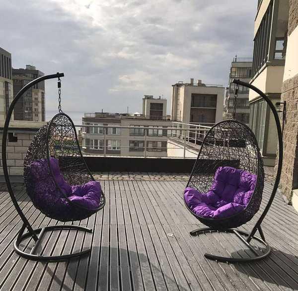 Кресло плетеное подвесное Изи