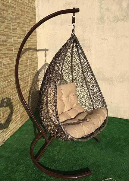 Кресло плетеное подвесное Сакала