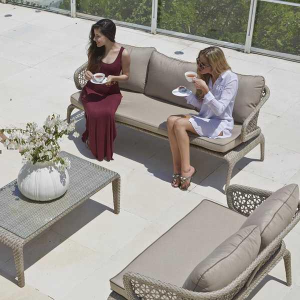 Диван плетеный трехместный Journey