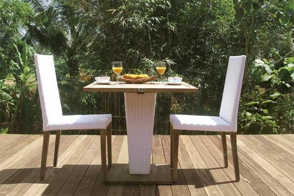 Стол деревянный плетеный Sentosa