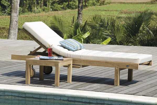 Стол деревянный журнальный Savana