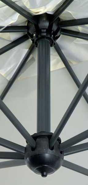 Зонт профессиональный двухкупольный Alu Double Dark