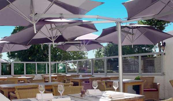 Зонт профессиональный четырехкупольный Multiflex Paraflex