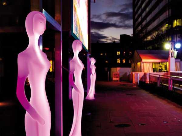 Скульптура пластиковая светящаяся, Penelope