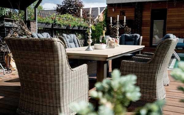 Кресло плетеное с подушками Бергамо