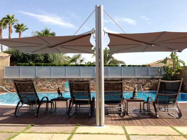 Зонт профессиональный двухкупольный Duo Spectra