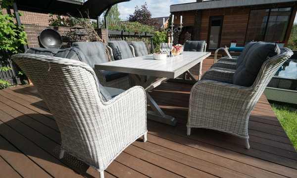 Кресло плетеное с подушками Бергамо