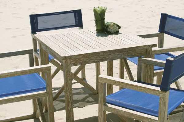 Стол деревянный обеденный White Sand