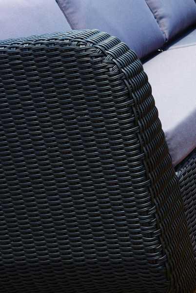 Кресло плетеное с подушками Stockholm