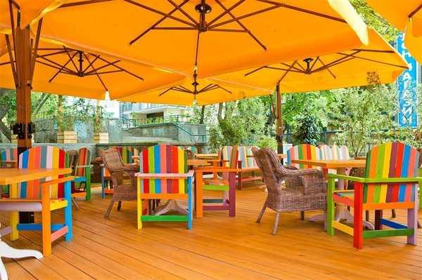 Зонт профессиональный двухкупольный Fellini Wood V