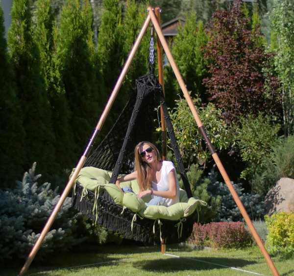 Кресло подвесное с каркасом Cartagena