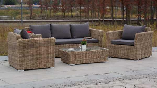 Комплект плетеной мебели Капучино