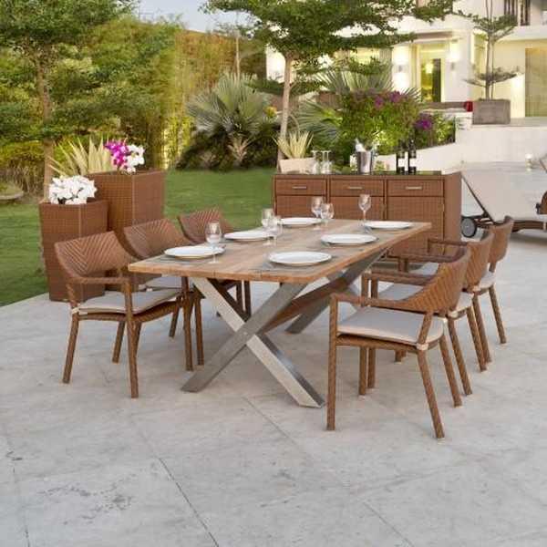 Стол деревянный обеденный Plank/Journey