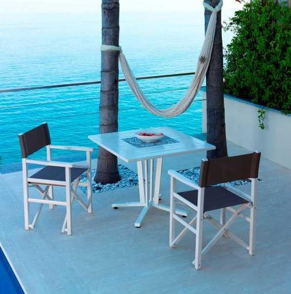 Кресло металлическое текстиленовое Fedra