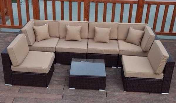 Комплект плетеной мебели