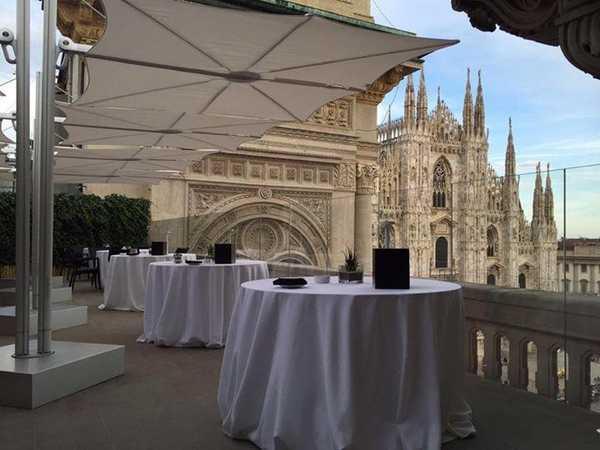 Зонт профессиональный двухкупольный Duo Spectra