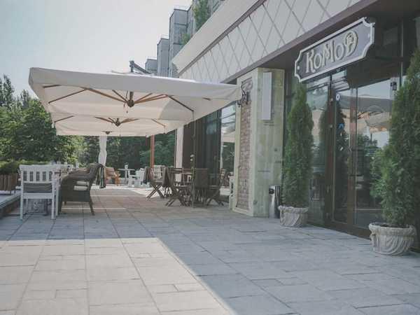 Зонт профессиональный двухкупольный Wood Double Relax