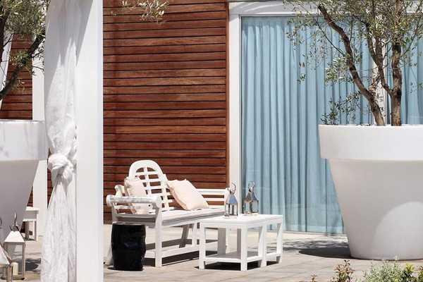 Скамейка деревянная трехместная Vittoria