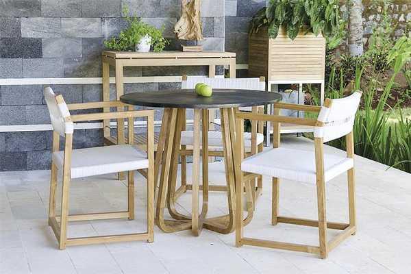 Кресло плетеное деревянное Emily