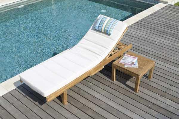 Шезлонг-лежак деревянный Los Roques