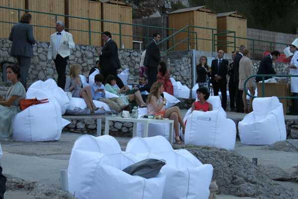 Кресло-пуф для пляжа Conchiglia Tessuto