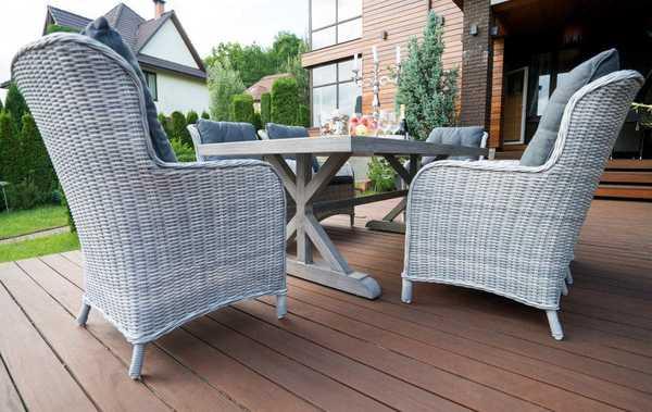 Кресло плетеное с подушками Бергамо