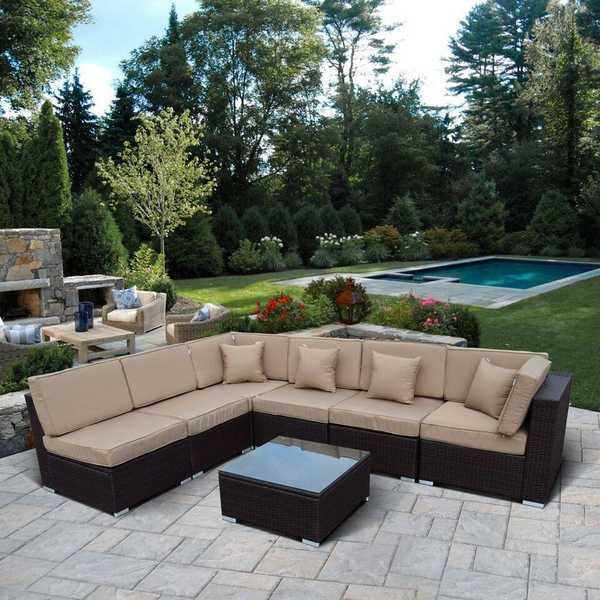 Комплект плетеной мебели