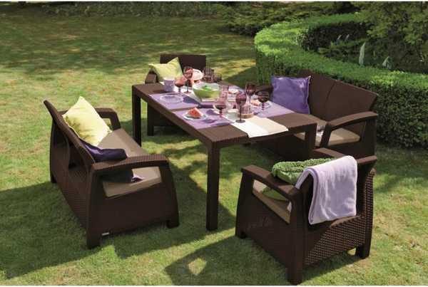 Комплект пластиковой мебели Corfu Fiesta