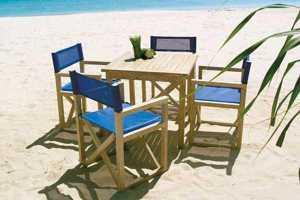 Стол деревянный обеденный White Sand