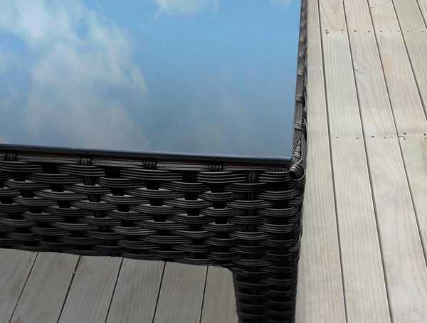 Стол плетеный обеденный Milano