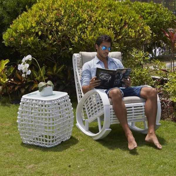 Кресло-качалка плетеное Dynasty/Taurus