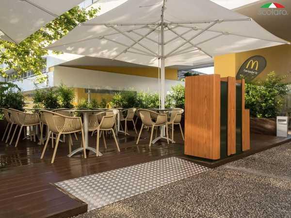 Зонт профессиональный телескопический Capri Dark