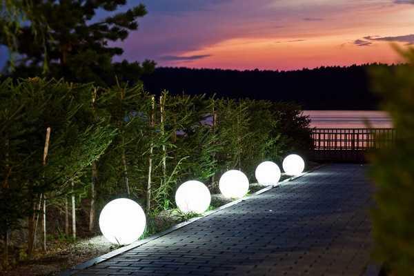 Шар пластиковый светящийся, Minge, 300 мм