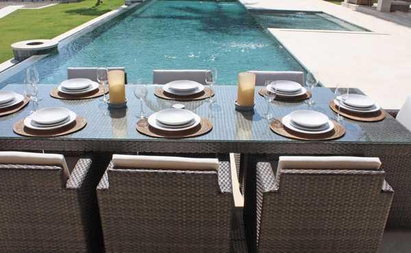 Комплект плетеной мебели на 8 персон Pacific