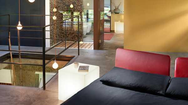 Пластиковый уличный светильник куб, Cubo