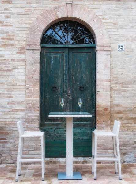 Cтол плетеный ,барный со стеклом Spritz