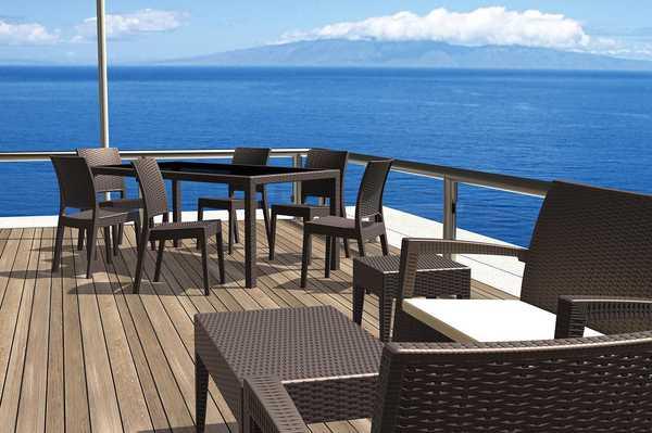 Стол пластиковый плетеный Tahiti