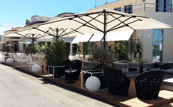 Зонт профессиональный телескопический Capri Dark