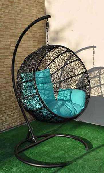 Кресло плетеное подвесное Ола