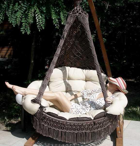 Кресло подвесное с каркасом Cartagena