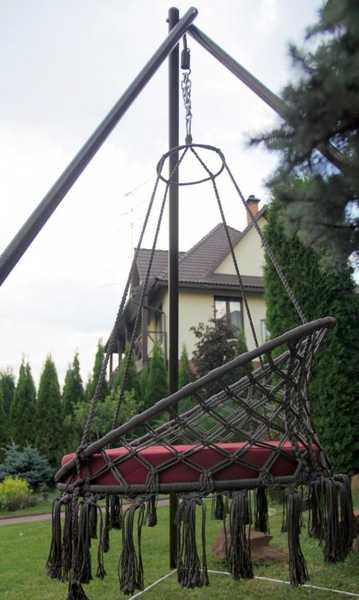 Подвесное кресло-гамак с каркасом Майя