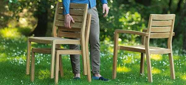 Кресло деревянное Ambra