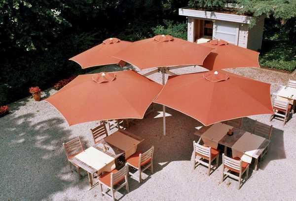 Зонт профессиональный пятикупольный Multiflex Paraflex