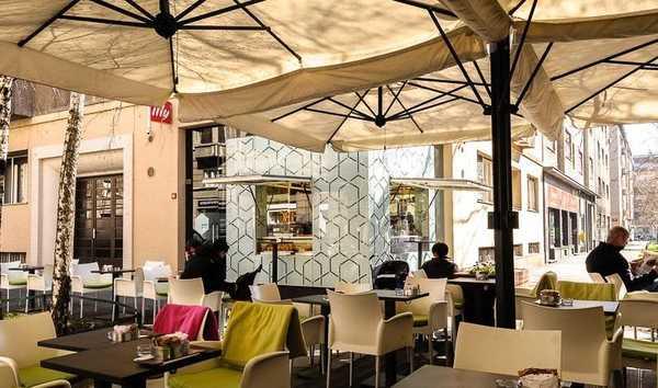 Зонт профессиональный четырехкупольный Alu Poker Dark