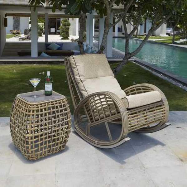 Кресло-качалка плетеное Dynasty/Castries